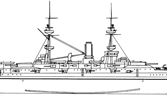 HMS Majestic [Battleship] (1894) - drawings, dimensions, pictures
